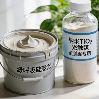 硅藻泥专用纳米TiO2光触媒